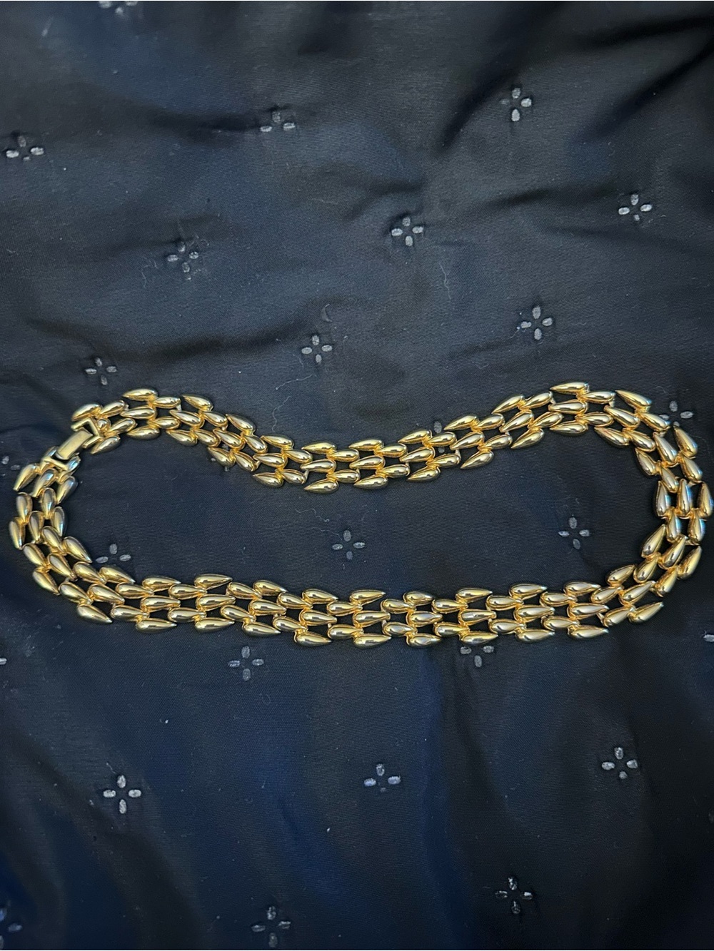 Classic Gold Link Necklace- Women's Chunky Jewelry